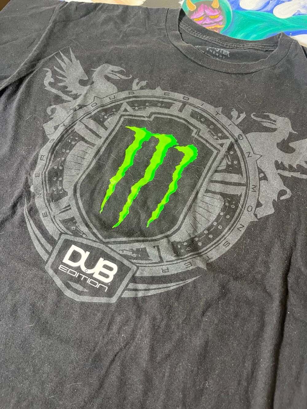 Monster Energy DUB Edition Black Graphic T-Shirt